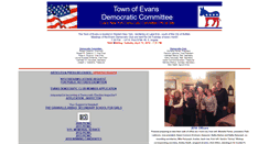 Desktop Screenshot of evansdemocratic.org